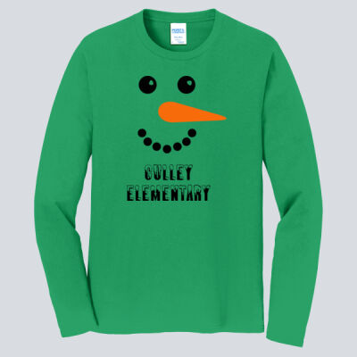 Adult Long Sleeve Shirt - Winter - Snowman  Thumbnail