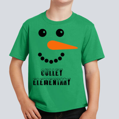 Youth T-Shirt - Winter - Snowman  Thumbnail