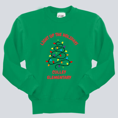 Youth Crewneck - Winter - Light Up Red Thumbnail