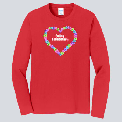 Adult Long Sleeve Shirt - Spring - Candy Hearts Thumbnail