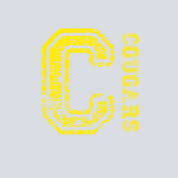 Distressed Letter With Name - Yellow Thumbnail