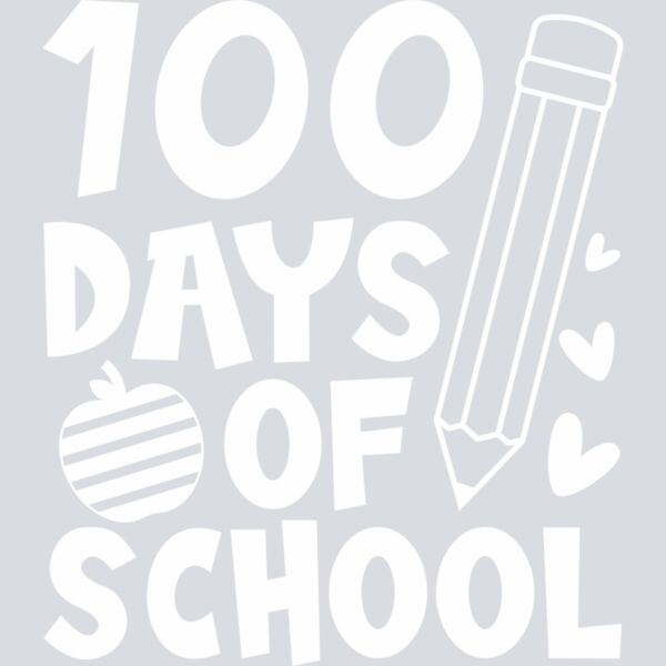 100 Days with pencil - White Thumbnail